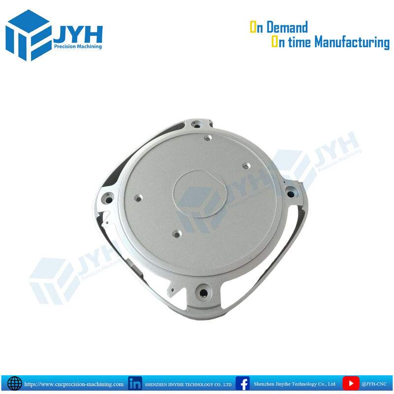 고 정밀 CNC 가공 및 부식 저항성있는 흰색 안오디제 알루미늄 장치 부품