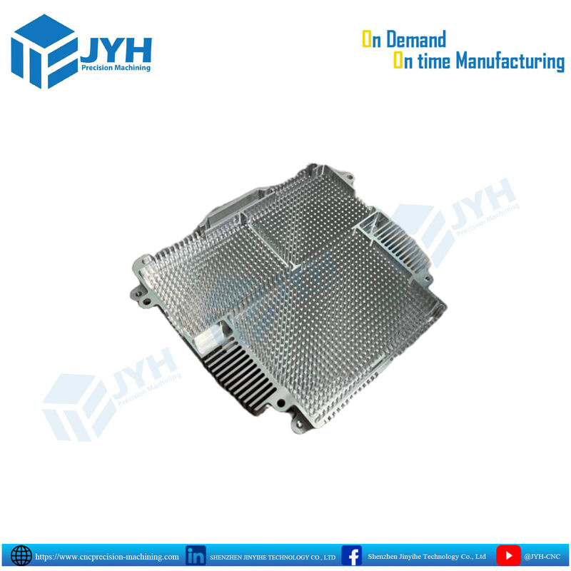 ±0.01mm 공차 및 부식 방지 ECU 인클로저를 갖춘 맞춤형 CNC 가공 고밀도 핀-핀 방열판